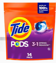 Tide Pods Spring Meadow- ONE 14 Count Bag