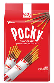 TWO Bags of Pocky Chocolate Biscuit Sticks- TWO 1.41oz Bags