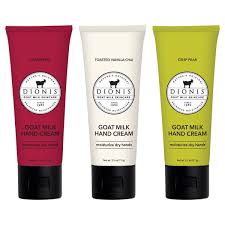 Goat Milk Hand Cream set of THREE 2.5oz Tubes