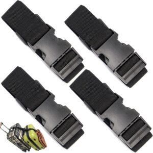Adjustable Add a Bag Luggage Straps- 1 Pack of 4 Straps
