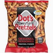 3 Bags Dot's Homestyle Pretzels in Original Flavor- THREE 1 oz Bags