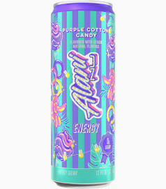 ONE 12oz Alani Nu Energy Drink in Purple Cotton Candy Flavor Only