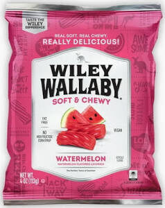 Wiley Wallaby Soft & Chewy Licorice- Watermelon Only