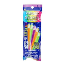 1 pack of Glow Sticks with Lanyards- 5 pieces in pack